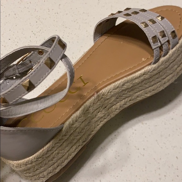 CCOCCI Grey Emily Espadrille Sandals - Picture 1 of 3